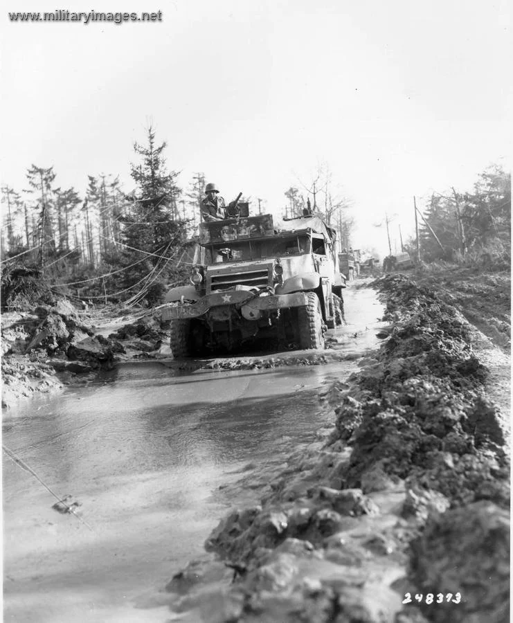 1st Infantry Division half-track