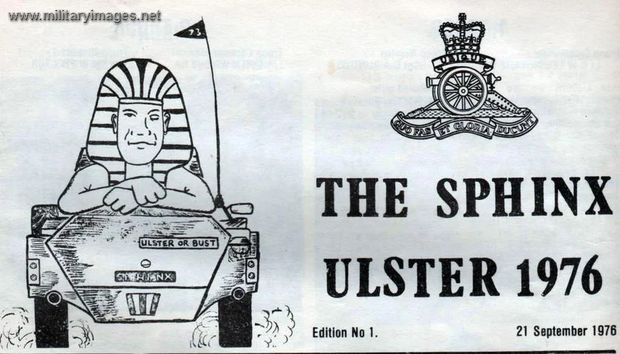 73 sphinx bty Ulster Mag cover