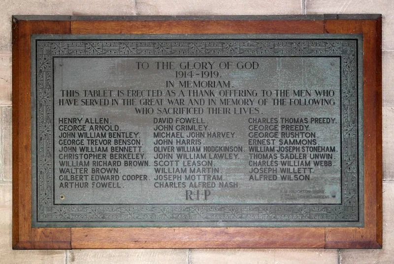 Abbots Bromley Church War Memorial | A Military Photos & Video Website