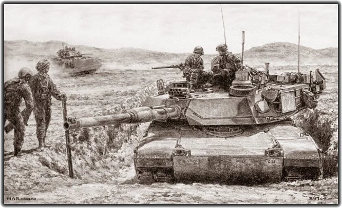 Abrams tank art