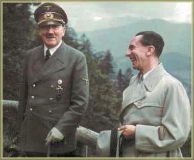 Adolf Hitler and Joseph Goebbels