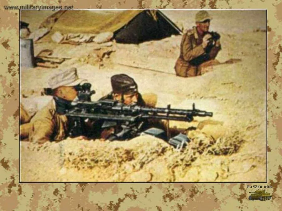 Afrika Korps MG-34 Posn