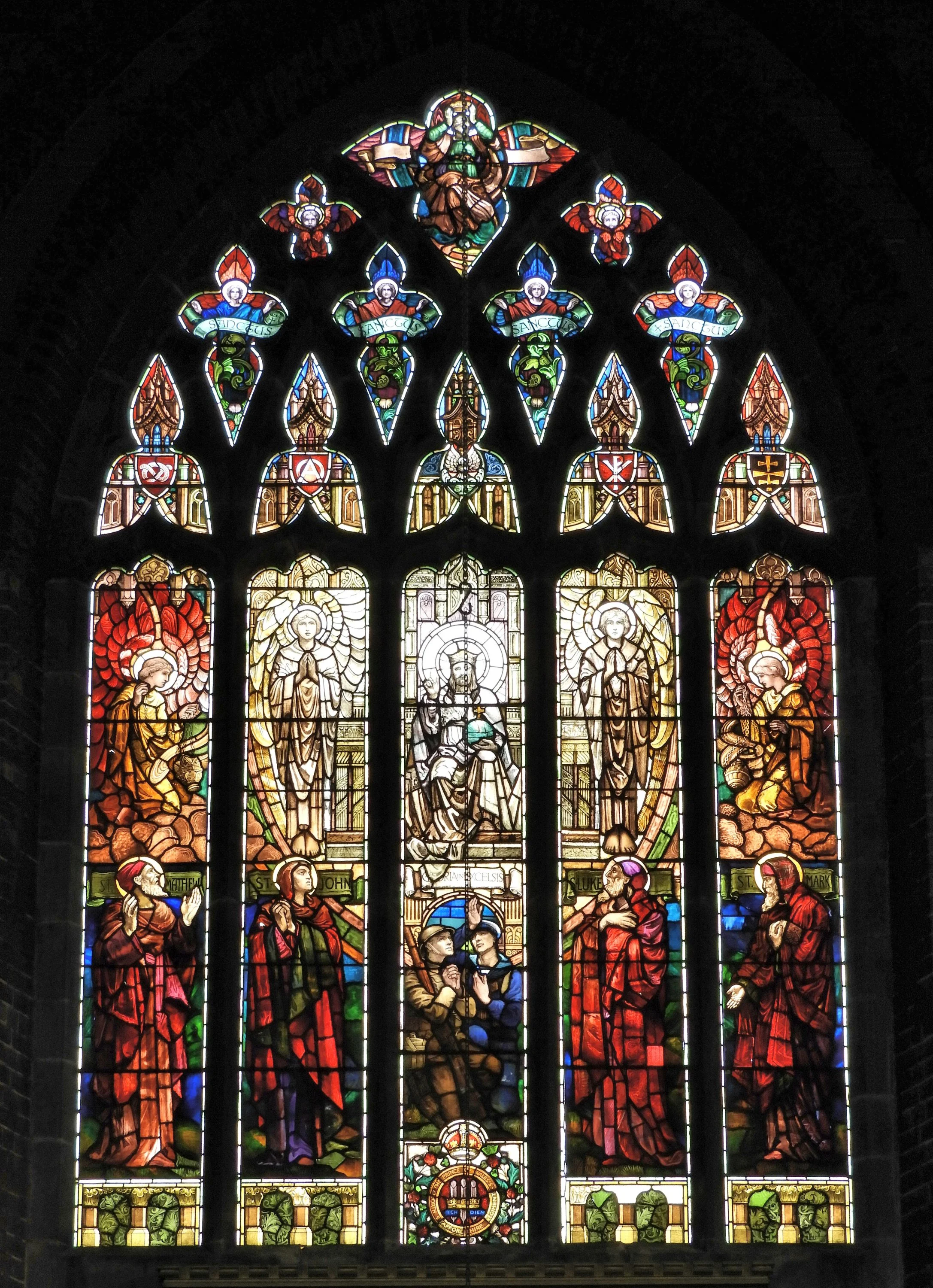 All Saints World War One Memorial Window, Hanley, Staffordshire | A ...