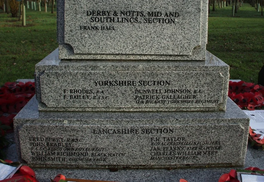 Alrewas, Showmen's War Memorial, Staffordshire