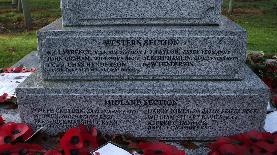 Alrewas, Showmen's War Memorial, Staffordshire