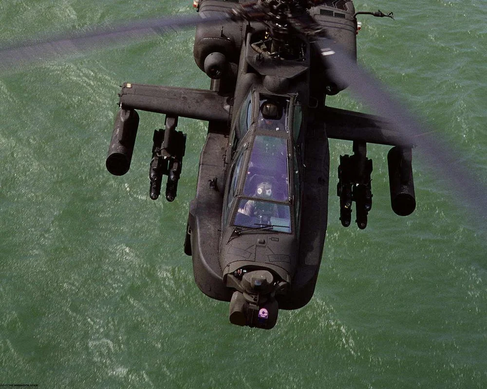 Apache Over Water A Military Photos & Video site