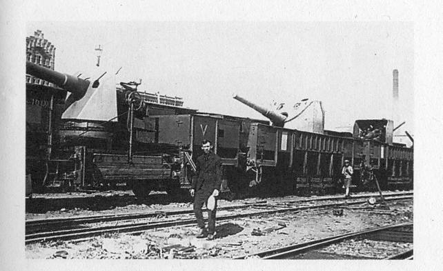Armored trains of white Russian forces