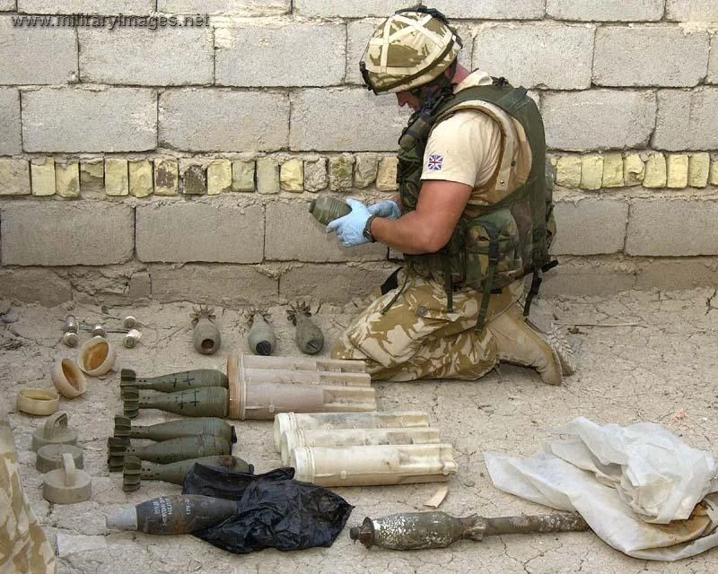 Arms cache in Basra 26 May 2006