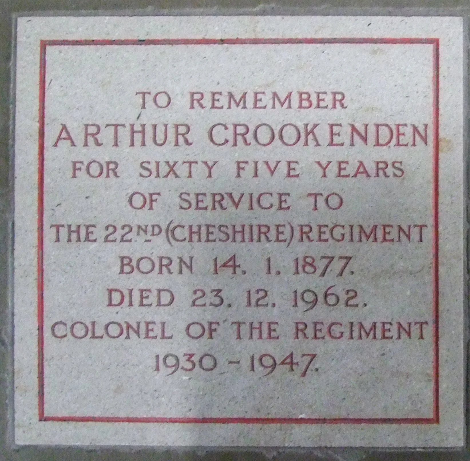 Arthur CROOKENDEN