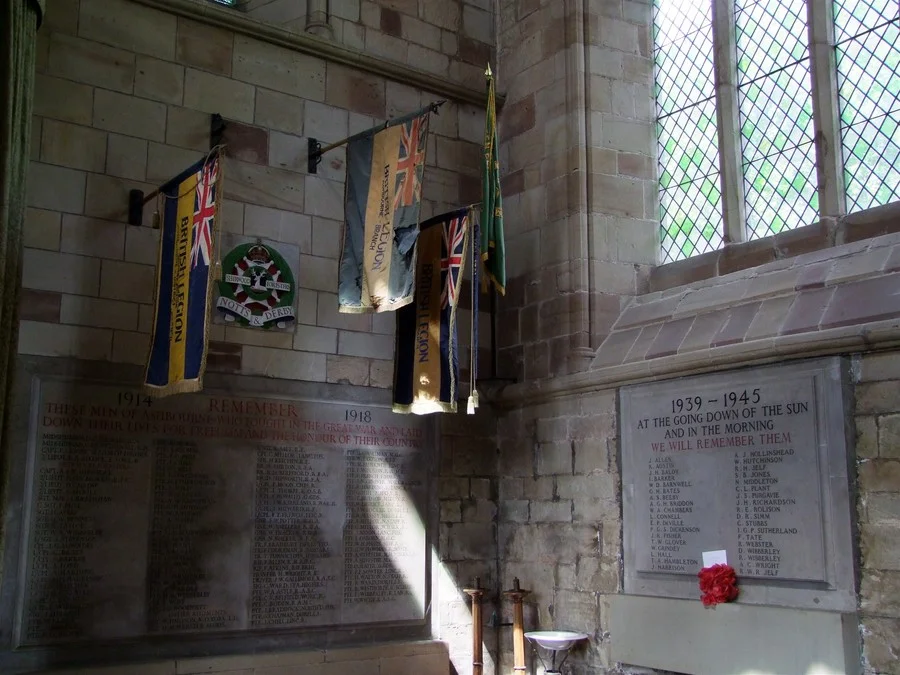 Ashbourne Church War Memorial Derbyshire