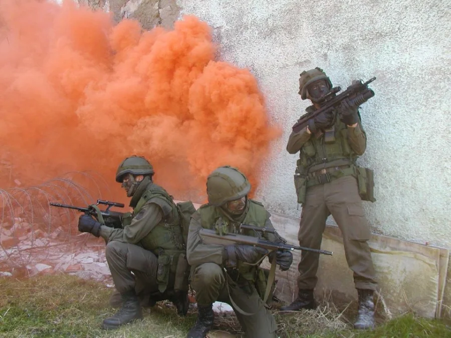 Austrian Army Fighting in urban terrain