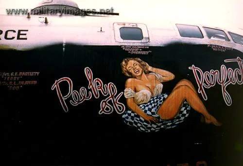 B29 nose art - Peek of Perfect