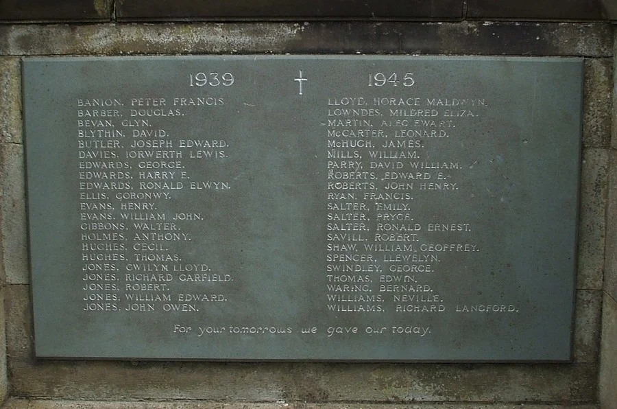 Bagillt War Memorial, Flintshire