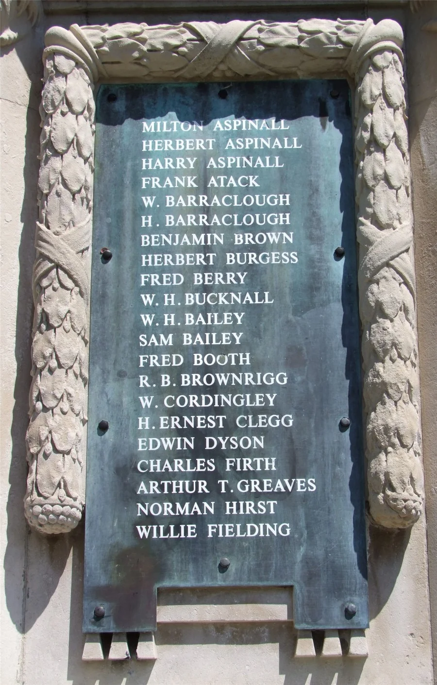 Bailiff Bridge War Memorial West Yorkshire