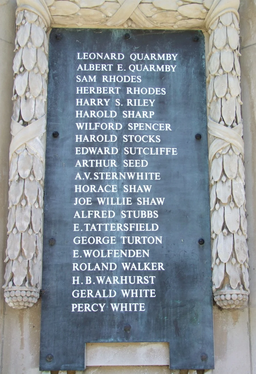 Bailiff Bridge War Memorial West Yorkshire