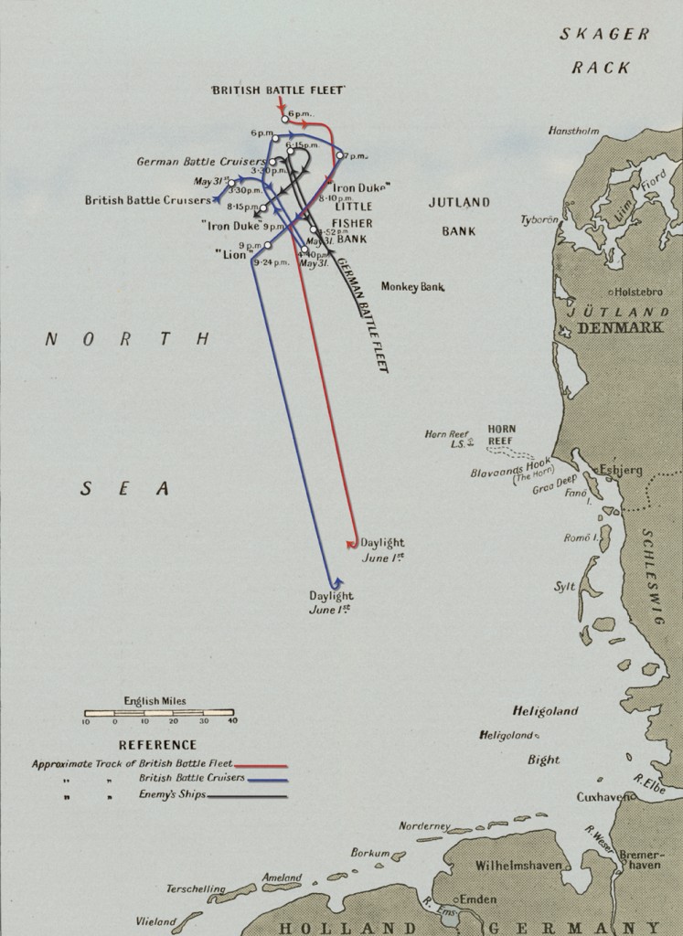 Battle of Jutland Map/Plan