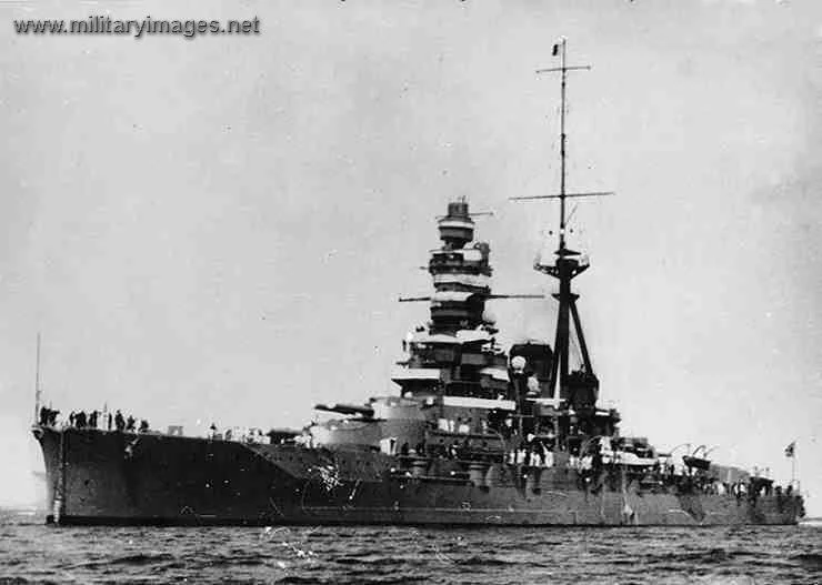 Battleship Kirishima, WWII