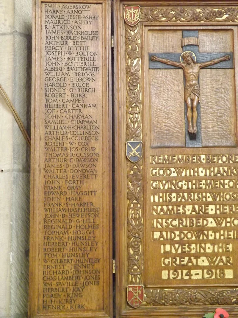 Beverley, St Mary War Memorial, Yorkshire