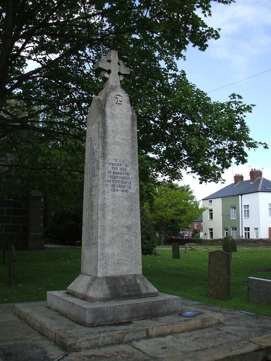 Brampton War Memorial Derbyshire