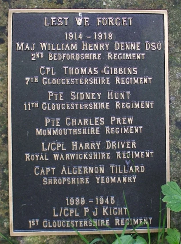 Brimpsfield War Memorial, Gloucestershire