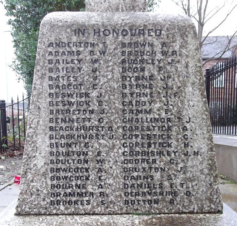 Brindley Ford War Memorial, Staffordshire