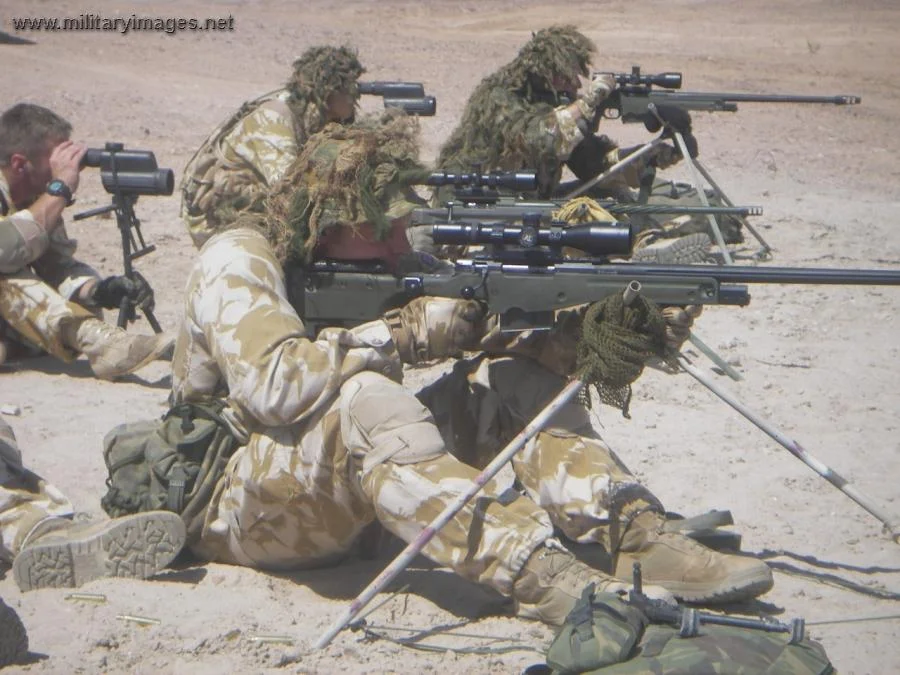 British Army snipers