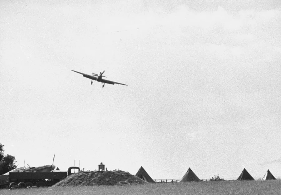 British Hurricane fighter plane