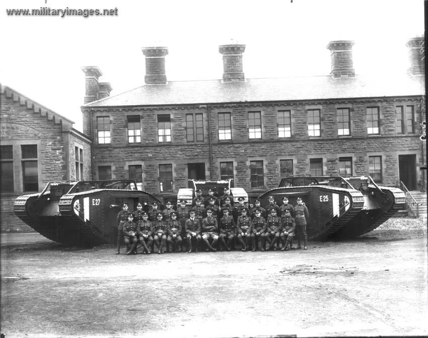 British Mark V tanks