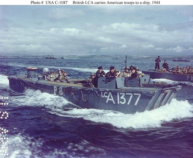 British Navy Landing Craft LCA-1377