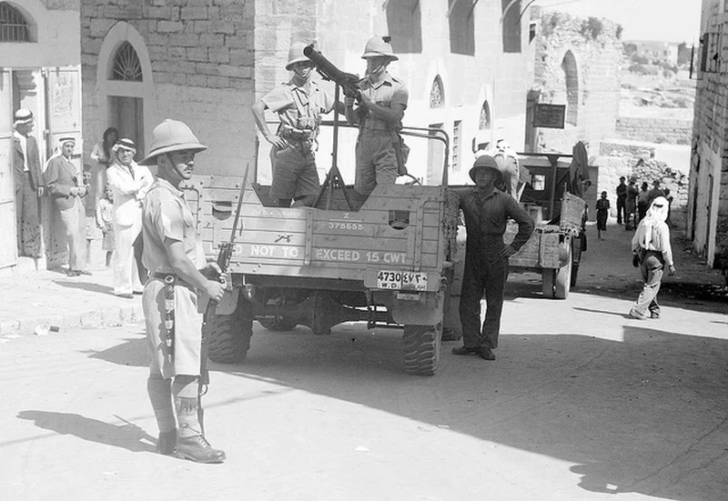 British troops in Palestine