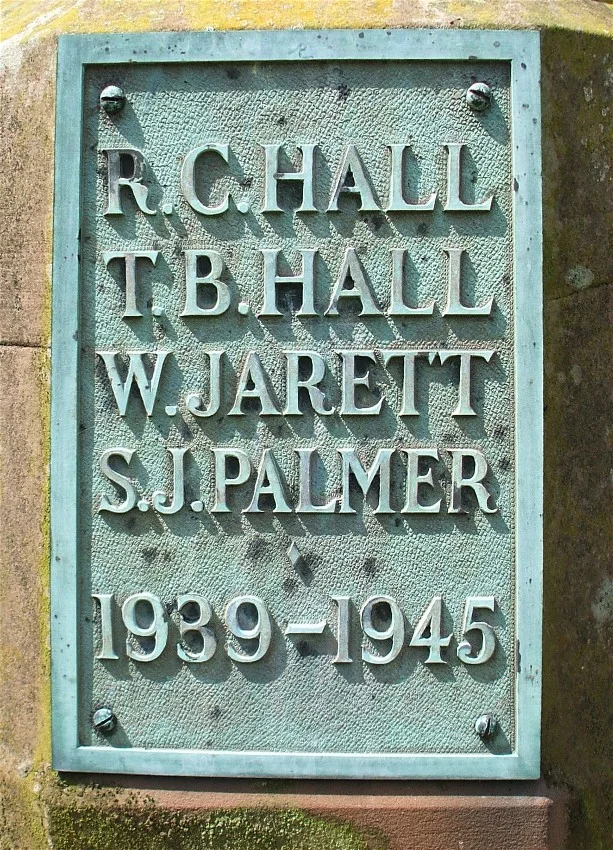 Broughton, St Peter's War Memorial, Staffordshire