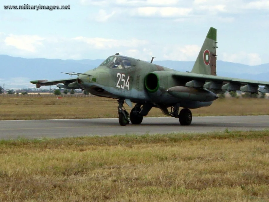 Bulgarian Sukhoi 25 Frogfoot