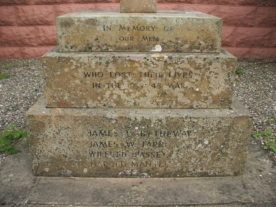 Burwarton WW2 War Memorial Shropshire