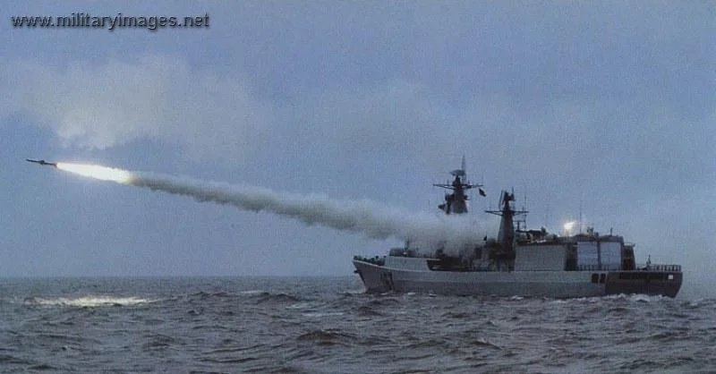 C802 anti-ship missile launched from destroyer 167 | A Military Photo ...