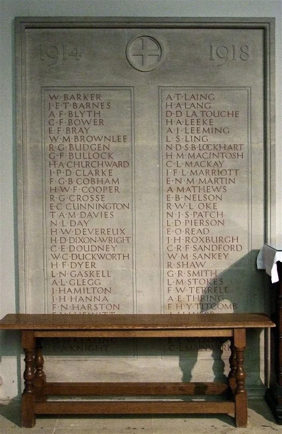 Cambridge Corpus Christie College War Memorial