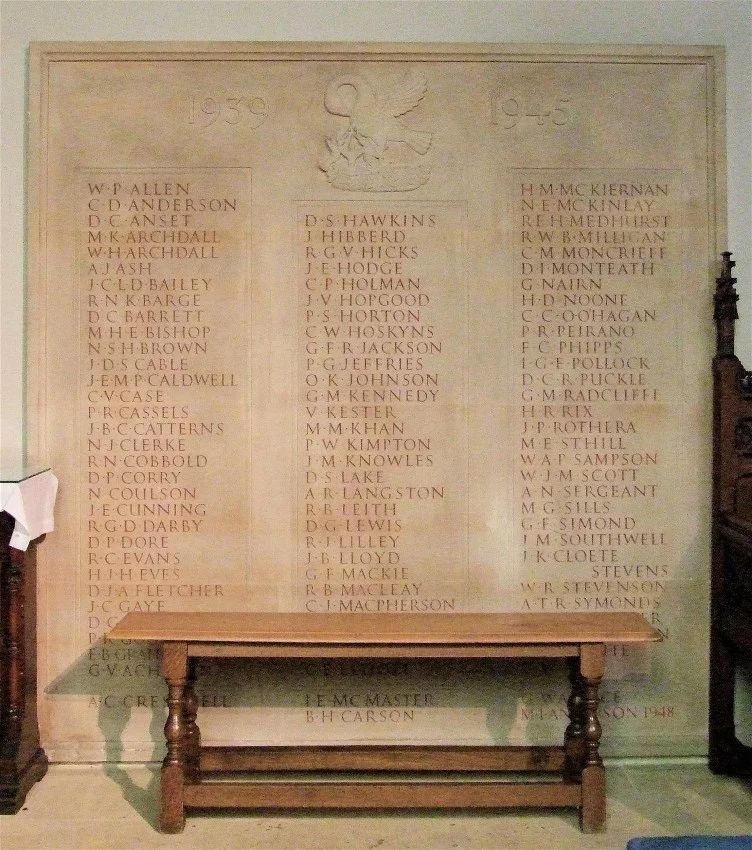 Cambridge Corpus Christie College War Memorial