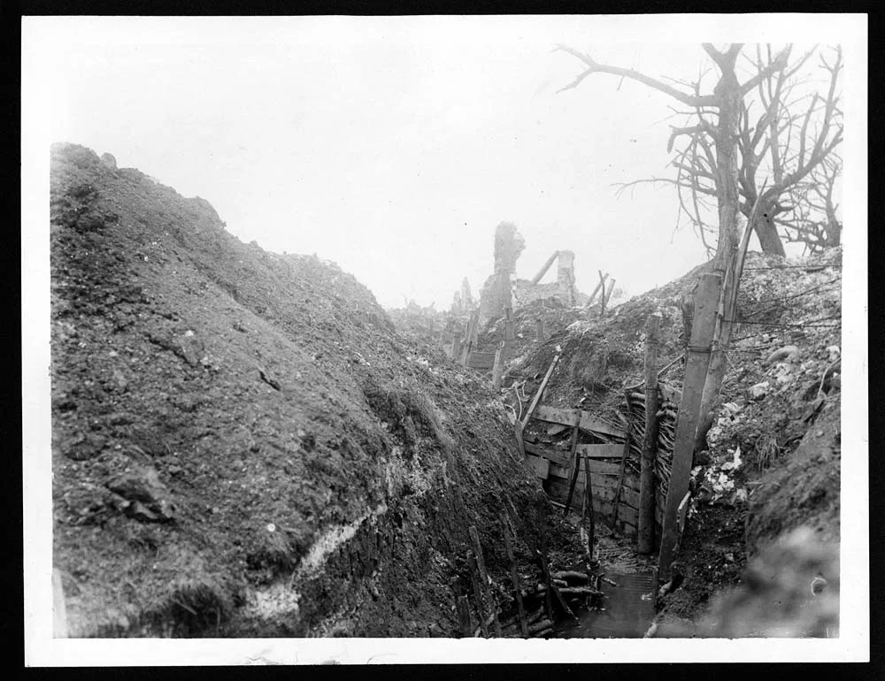 Captured German Trench Ww1