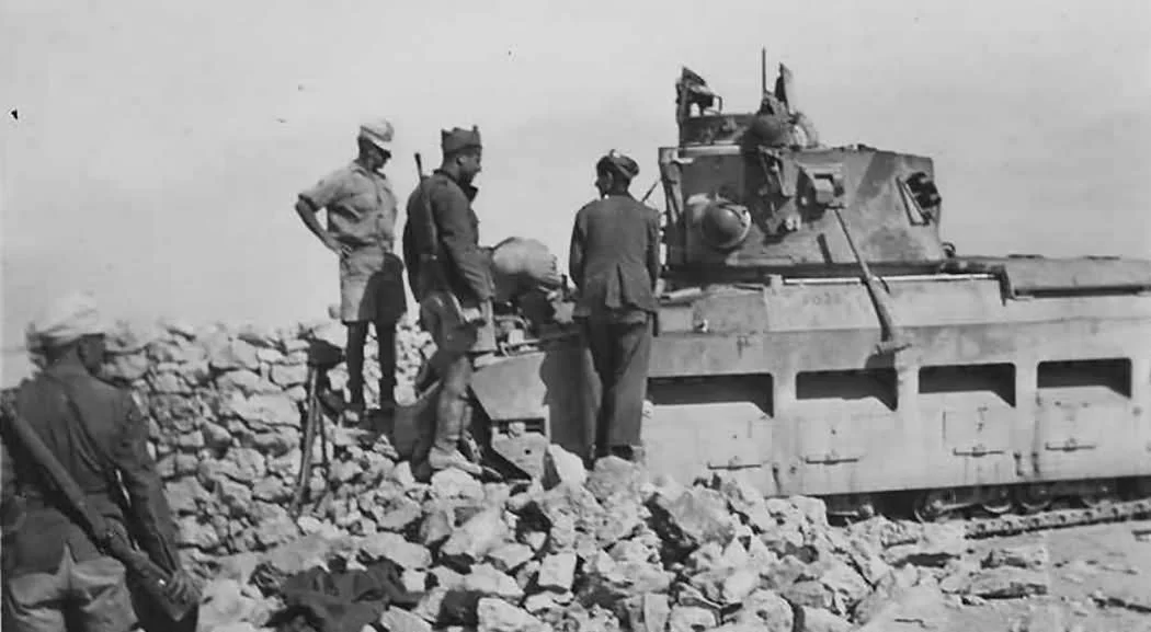 Captured Matilda - Afrika Korps