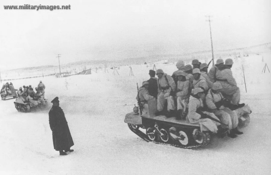 Captured tracked vehicles put in use by the Germans