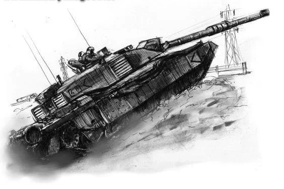 Challenger 2, Operation 'Telic', by Oliver Cook