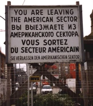 Checkpoint Charlie Sign