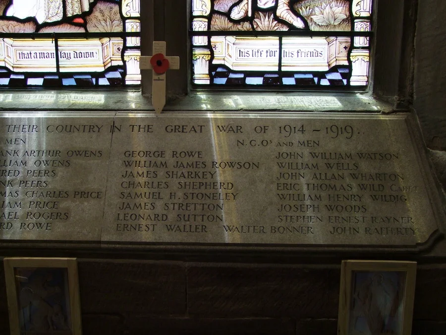 Chester St Peter's War Memorial