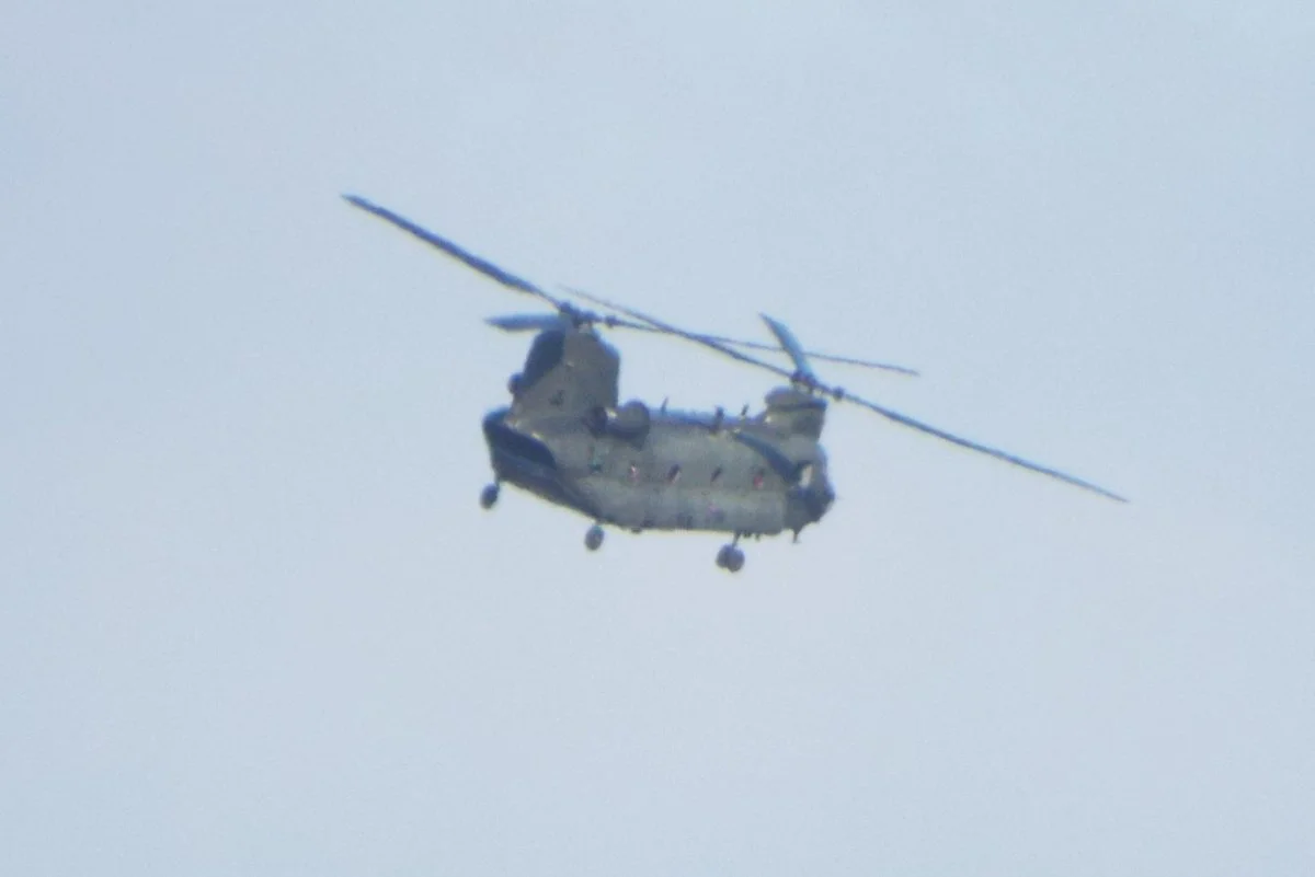 Chinook Over Cheadle Staffs 16.3