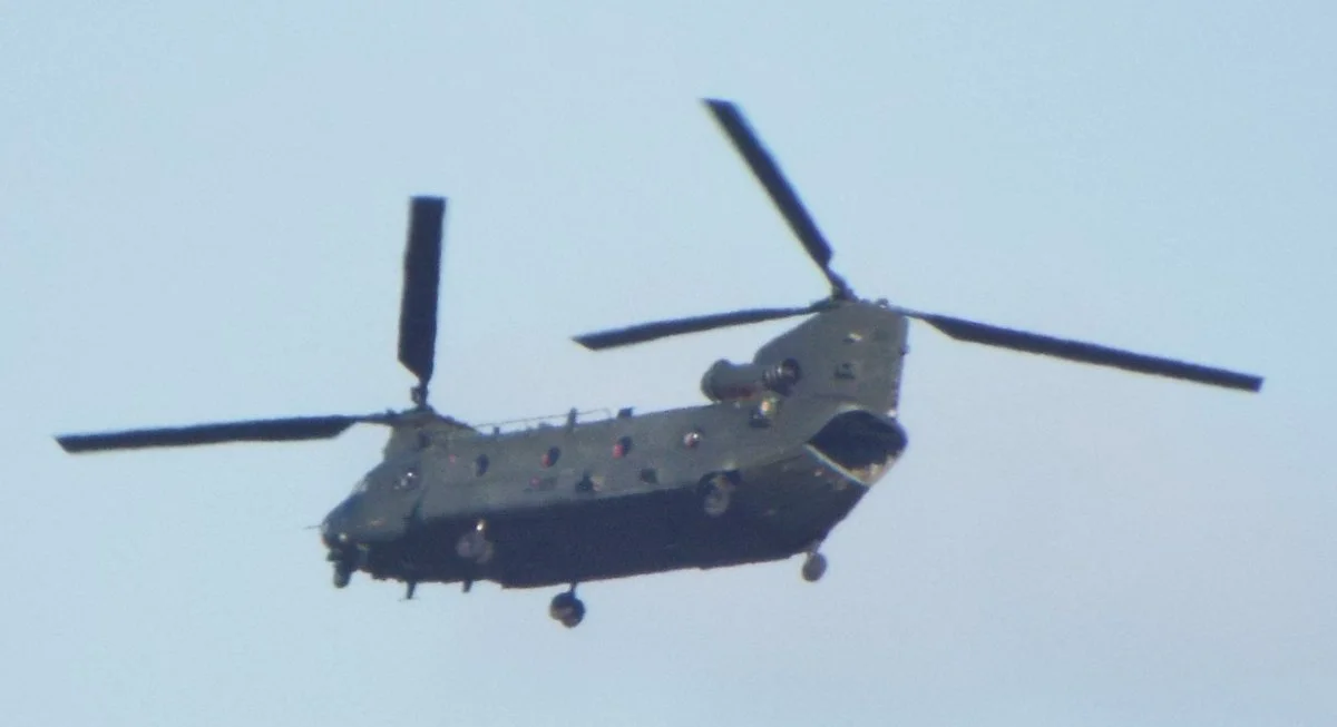 Chinook Over Cheadle Staffs 16.3