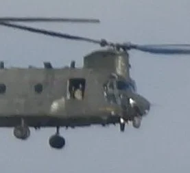 Chinook Over Cheadle, Staffs