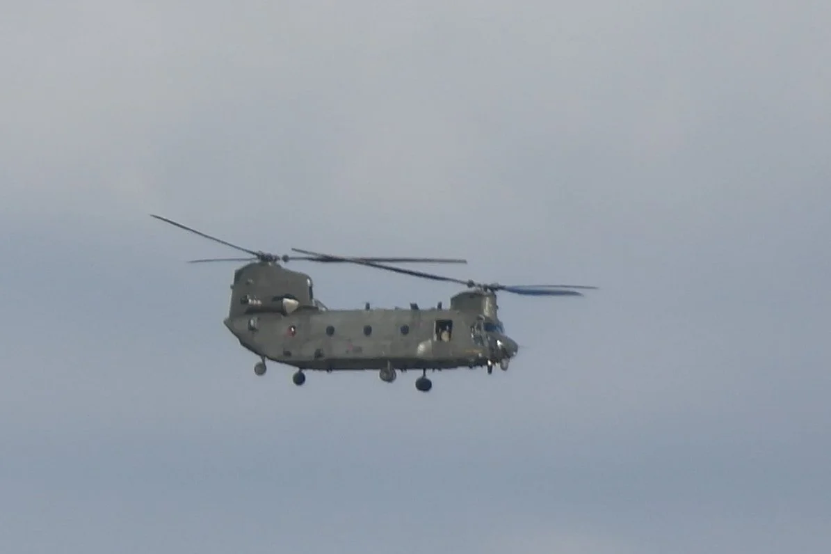 Chinook Over Cheadle, Staffs