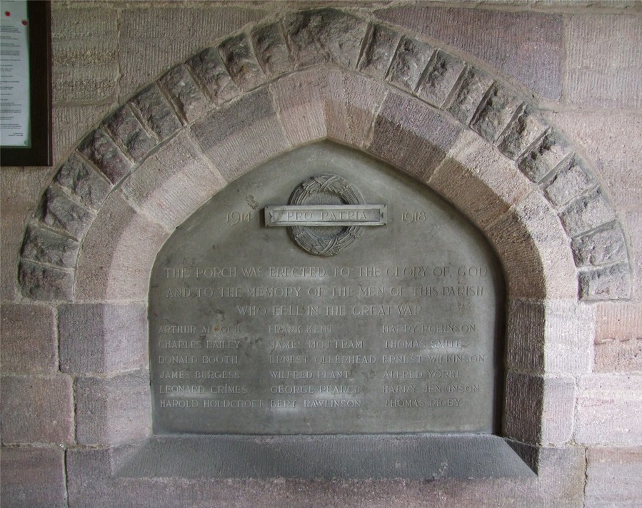 Church Lawton War Memorial, Staffordshire