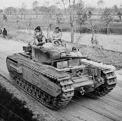 Churchill Tank Italy 1945