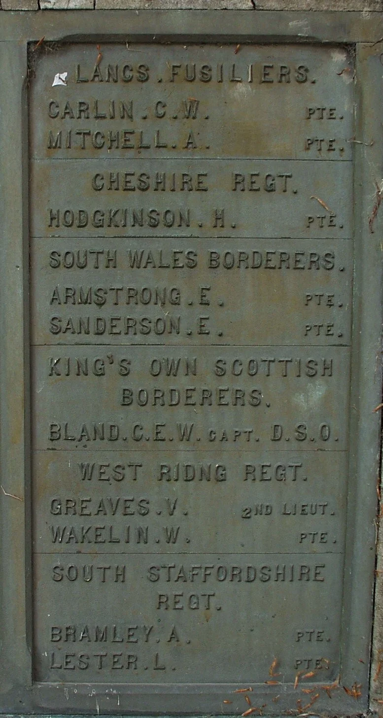 Clay Cross War Memorial Derbyshire