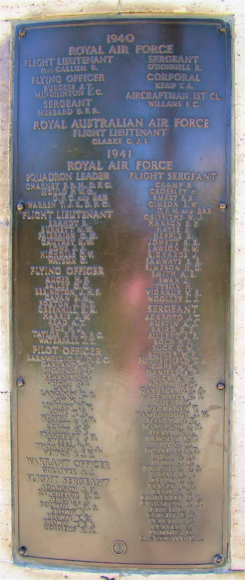 Commonwealth Airmen Memorial, Floriana, Malta